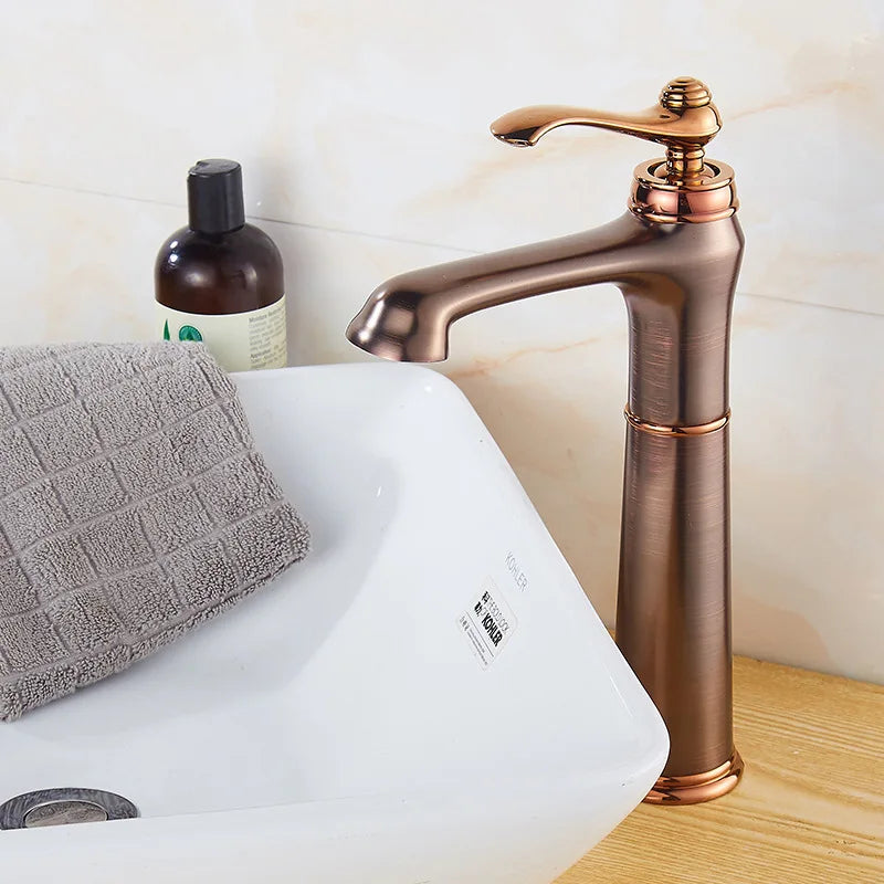 Hudson Single Handle Bathroom Sink Faucet – ORB Brass Faucet | AllFixture