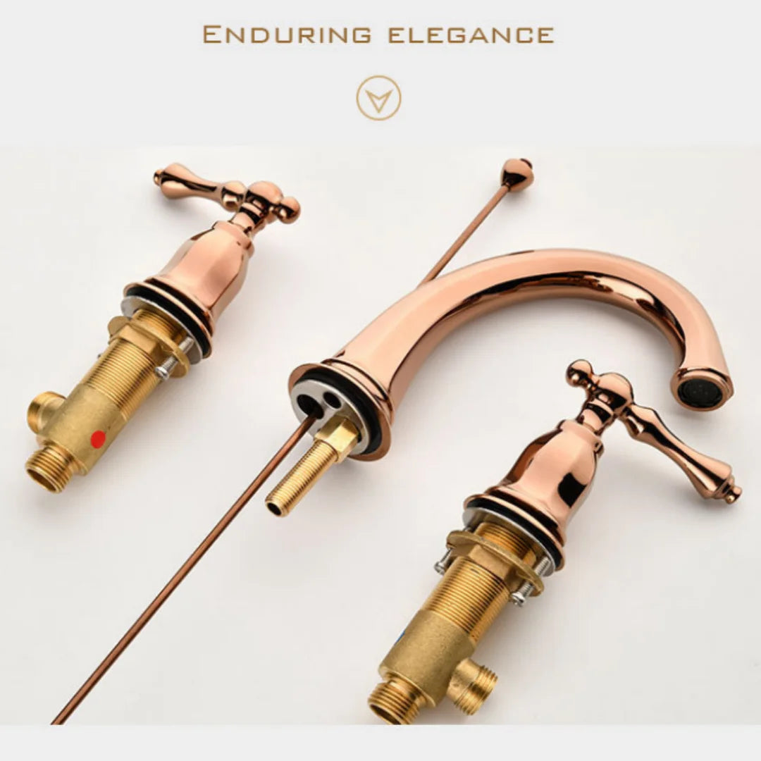 Kensington Widespread Bathroom Sink Faucet – Dual Handle | AllFixture