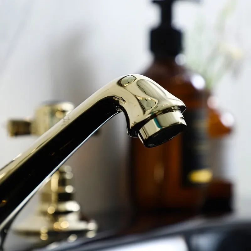 Windsor Widespread Bathroom Sink Faucet – 8-Inch Dual Handle | AllFixture