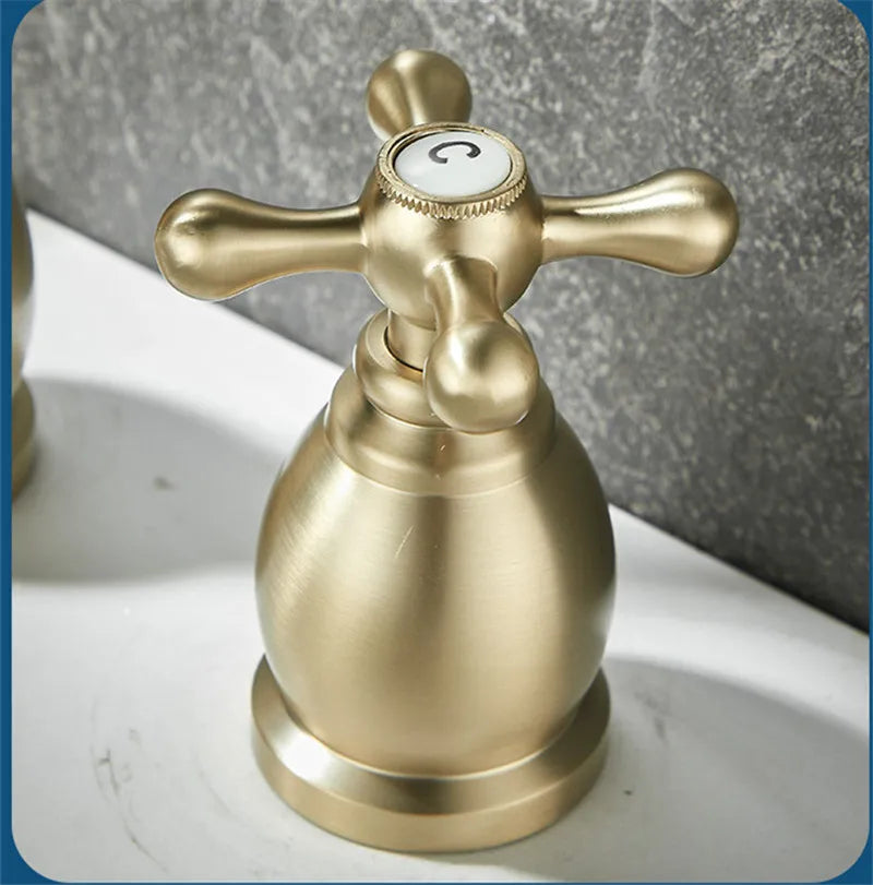 Maison Widespread Dual Handle Bathroom Faucet – Luxury Finish | AllFixture