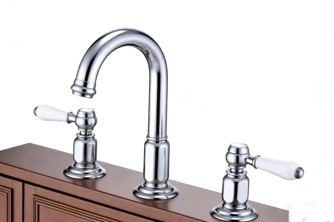 Kensington Widespread Bathroom Sink Faucet – Dual Handle | AllFixture