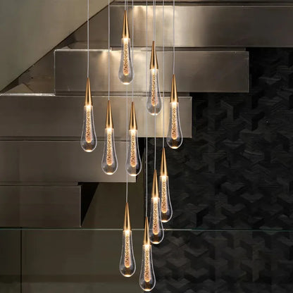 Water Drop Design Crystal Pendant Chandelier