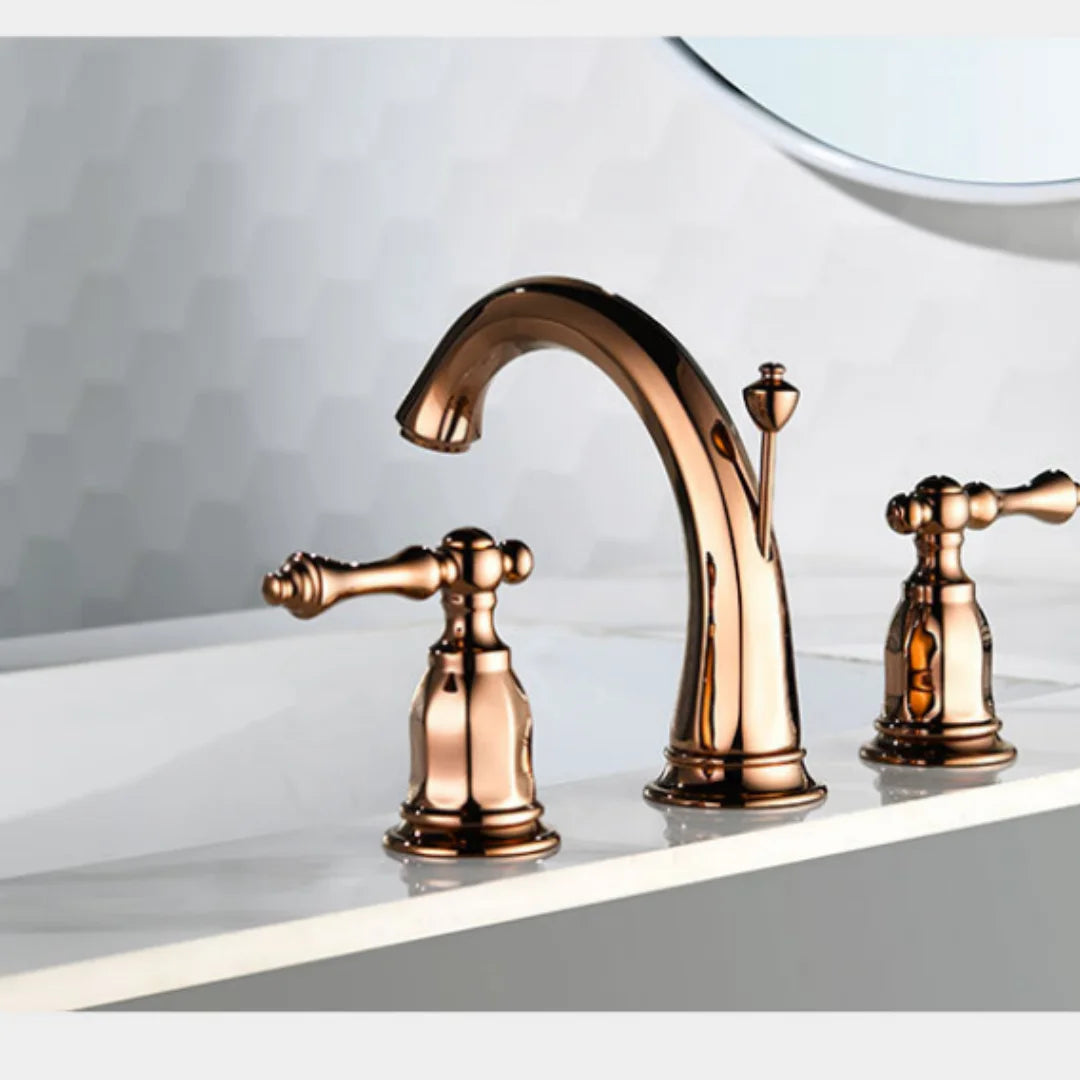 Kensington Widespread Bathroom Sink Faucet – Dual Handle | AllFixture