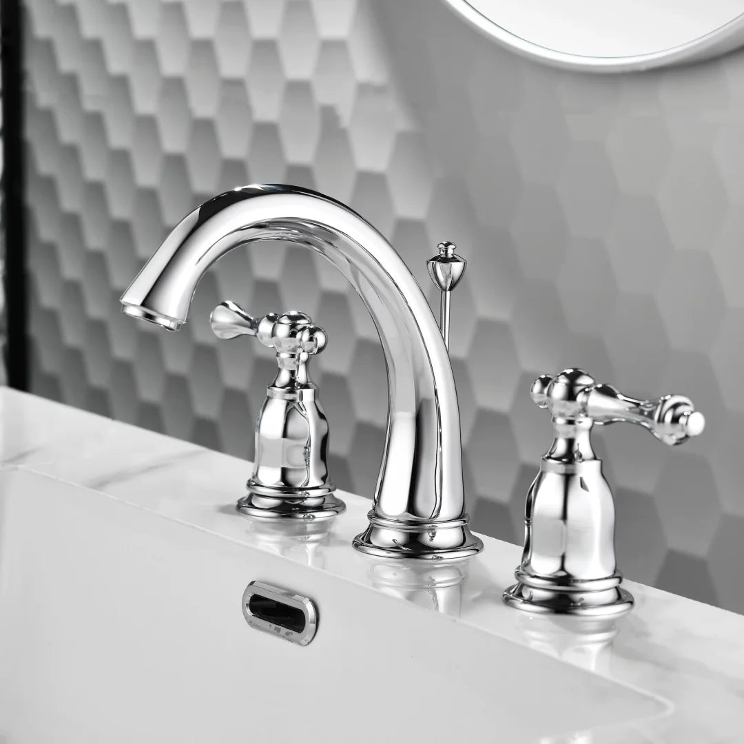 Kensington Widespread Bathroom Sink Faucet – Dual Handle | AllFixture