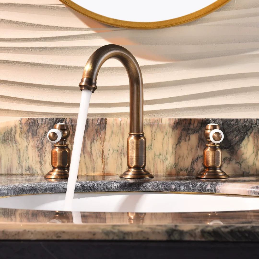 Kensington Widespread Bathroom Sink Faucet – Dual Handle | AllFixture