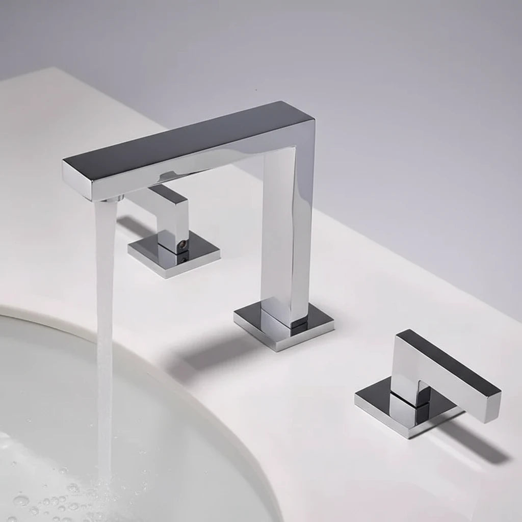 Windsor Widespread Bathroom Faucet – Solid Brass | AllFixture