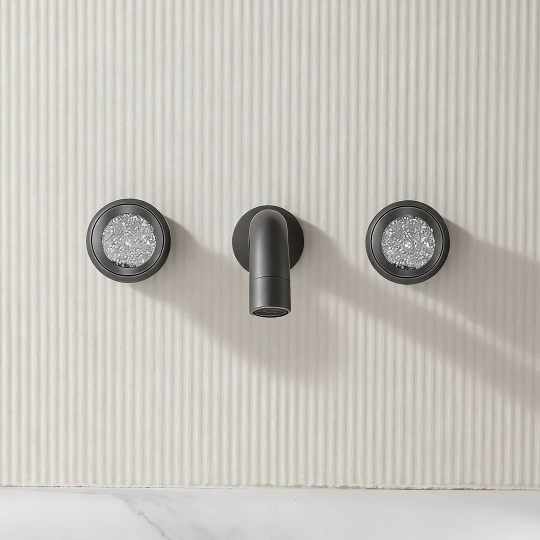 Kensington Widespread Bathroom Sink Faucet – Dual Handle Brass Faucet | AllFixture