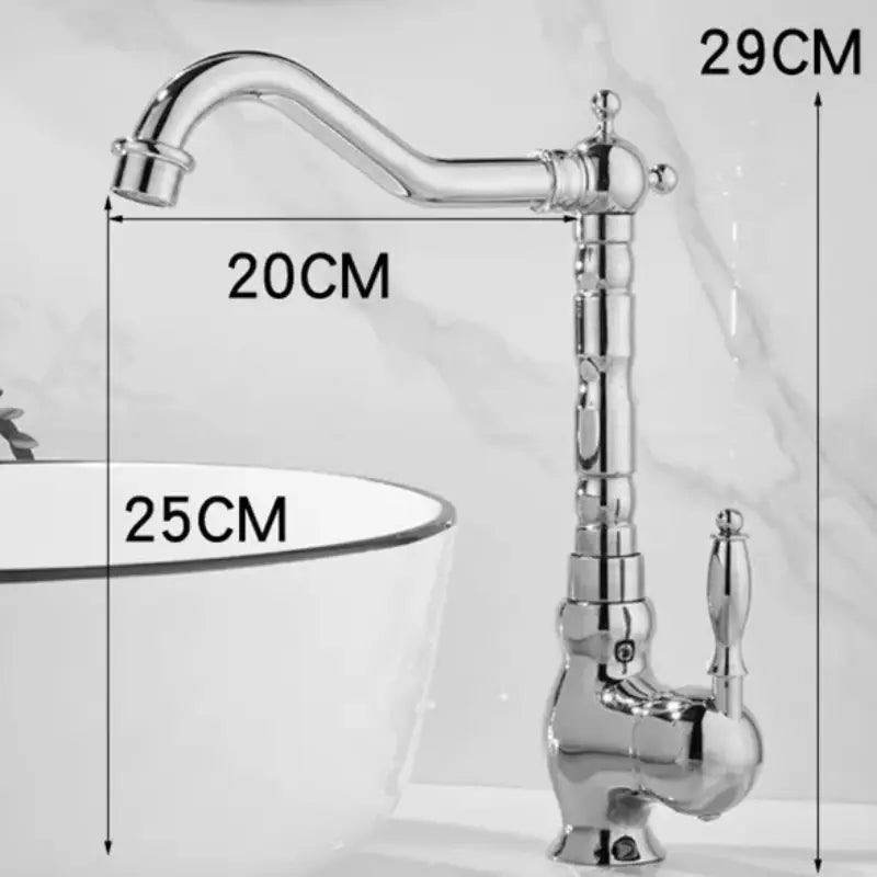 Tall Bathroom Faucet – Single Handle Vessel Sink Mixer