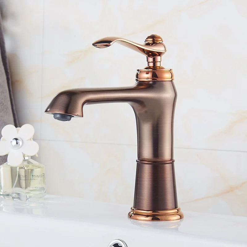 Hudson Single Handle Bathroom Sink Faucet – ORB Brass Faucet | AllFixture