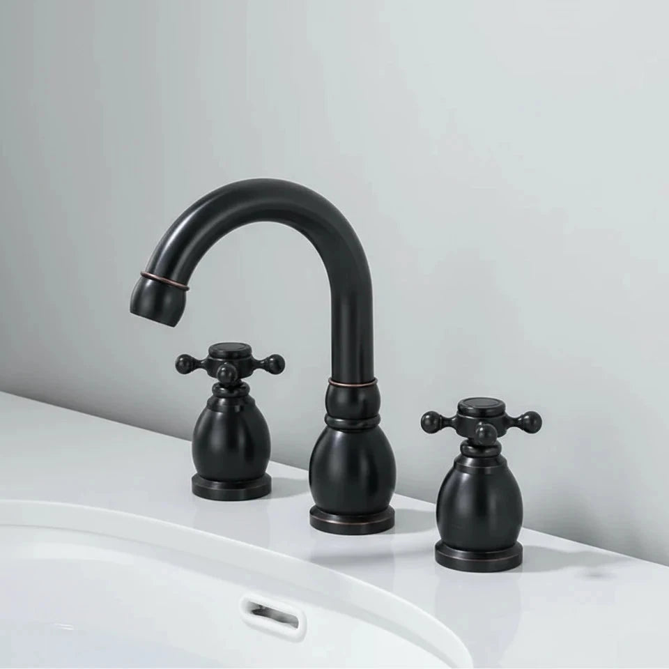 Maison Widespread Dual Handle Bathroom Faucet – Luxury Finish | AllFixture