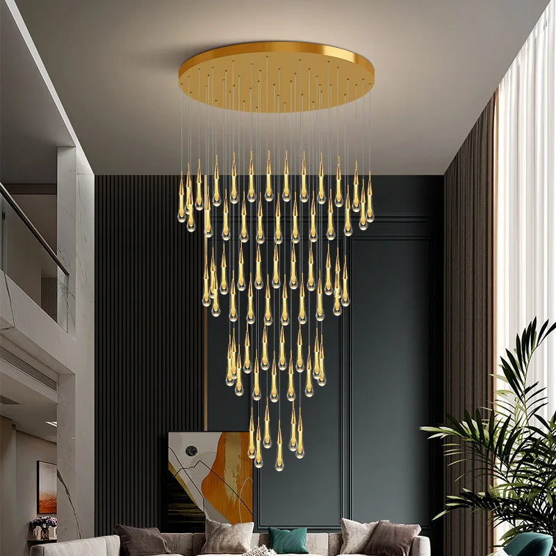 Water Drop Design Crystal Pendant Chandelier