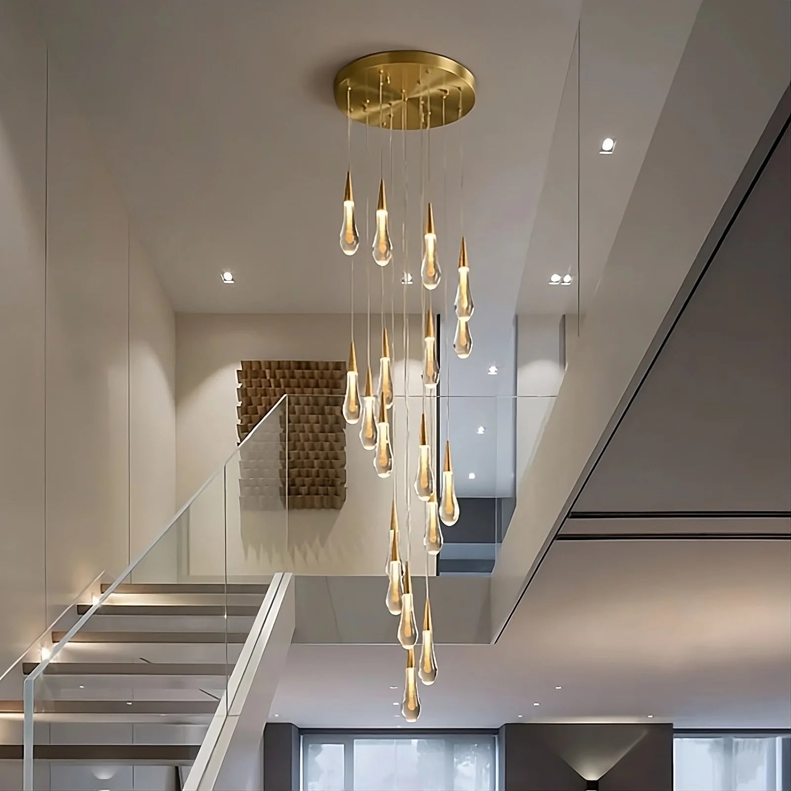 Water Drop Design Crystal Pendant Chandelier