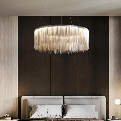 Cadena Stainless Steel Chandelier