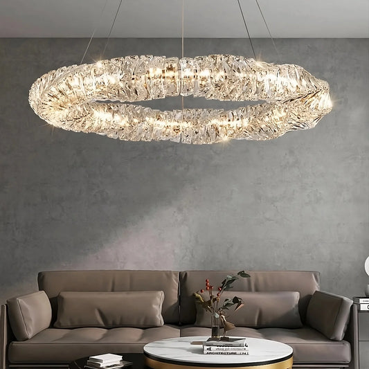 40" Bacci Crystal Chandelier