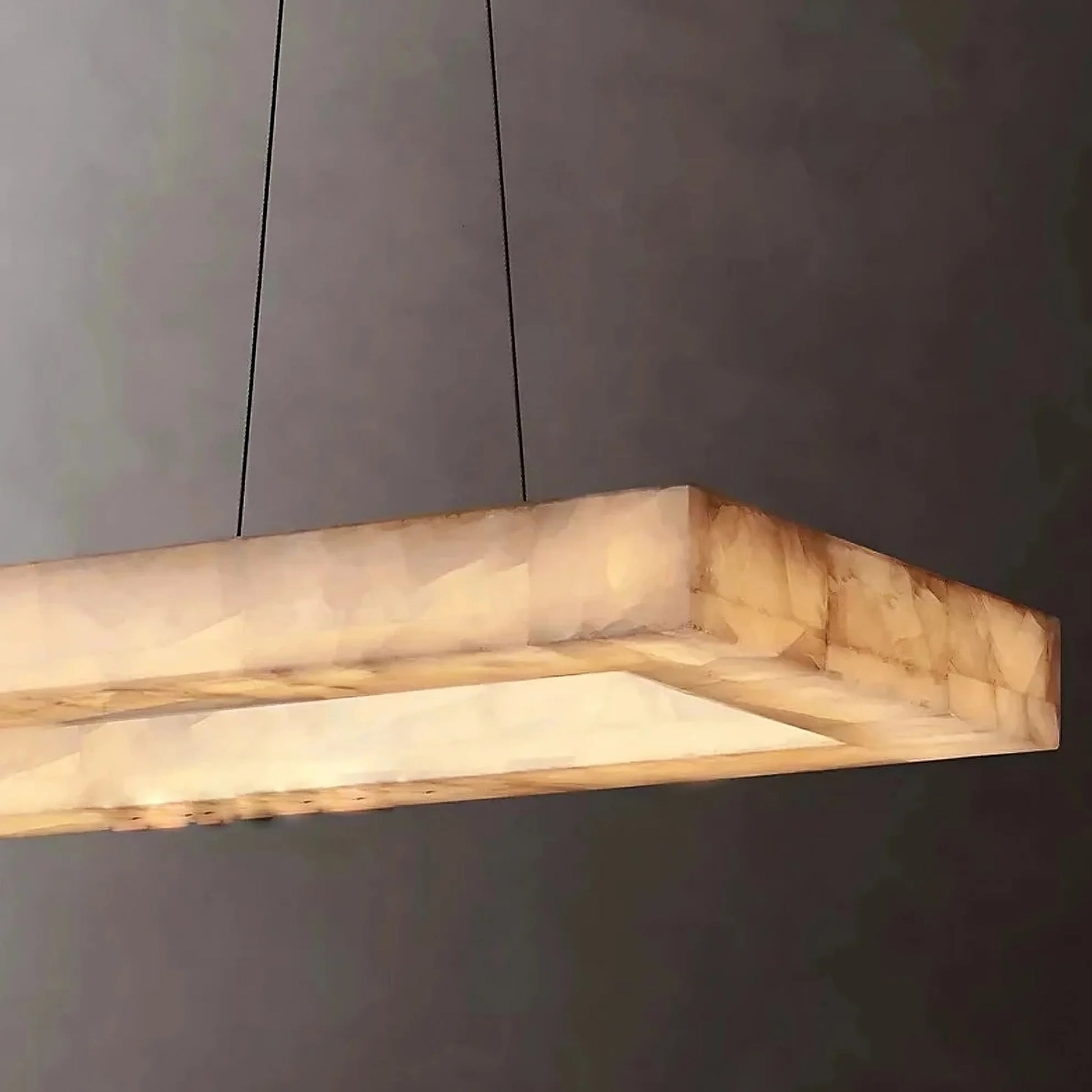Moonshade Natural Marble Chandelier
