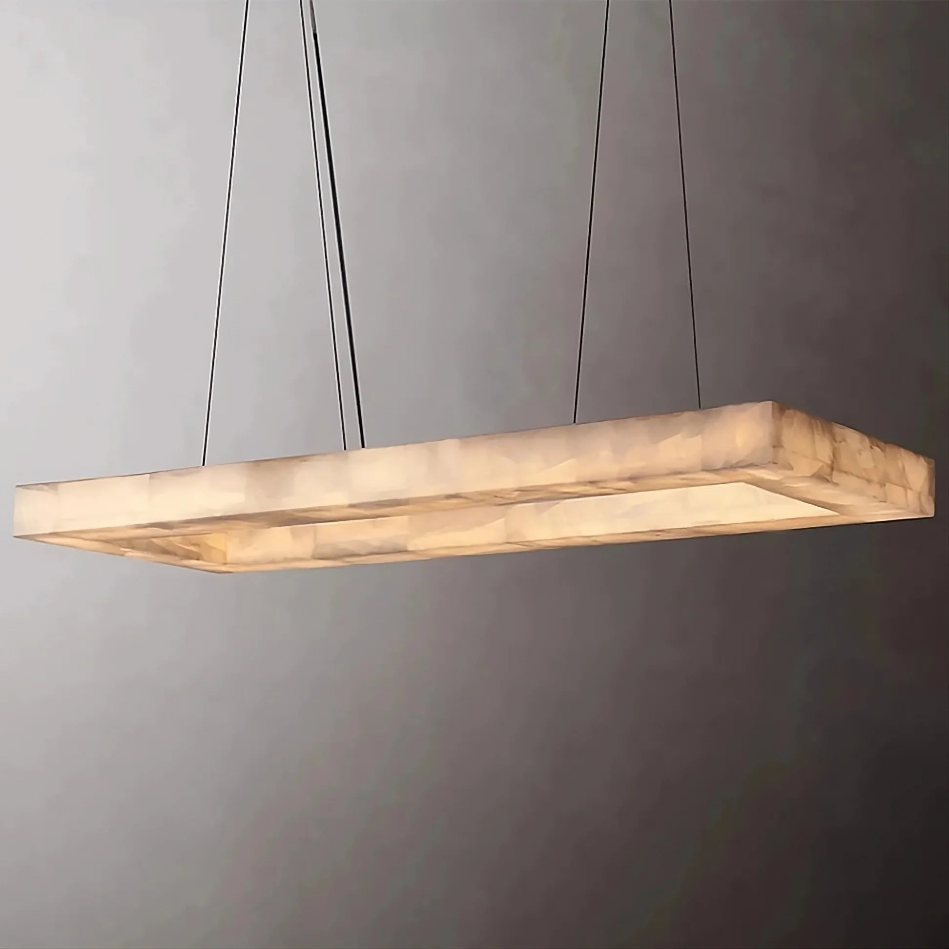 Moonshade Natural Marble Chandelier