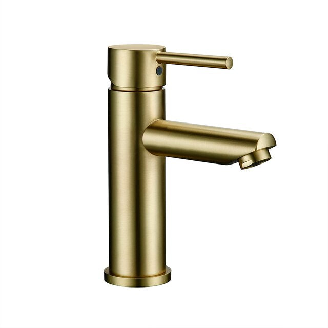 Wasser™ Brushed Gold Solid Brass Bathroom Faucet