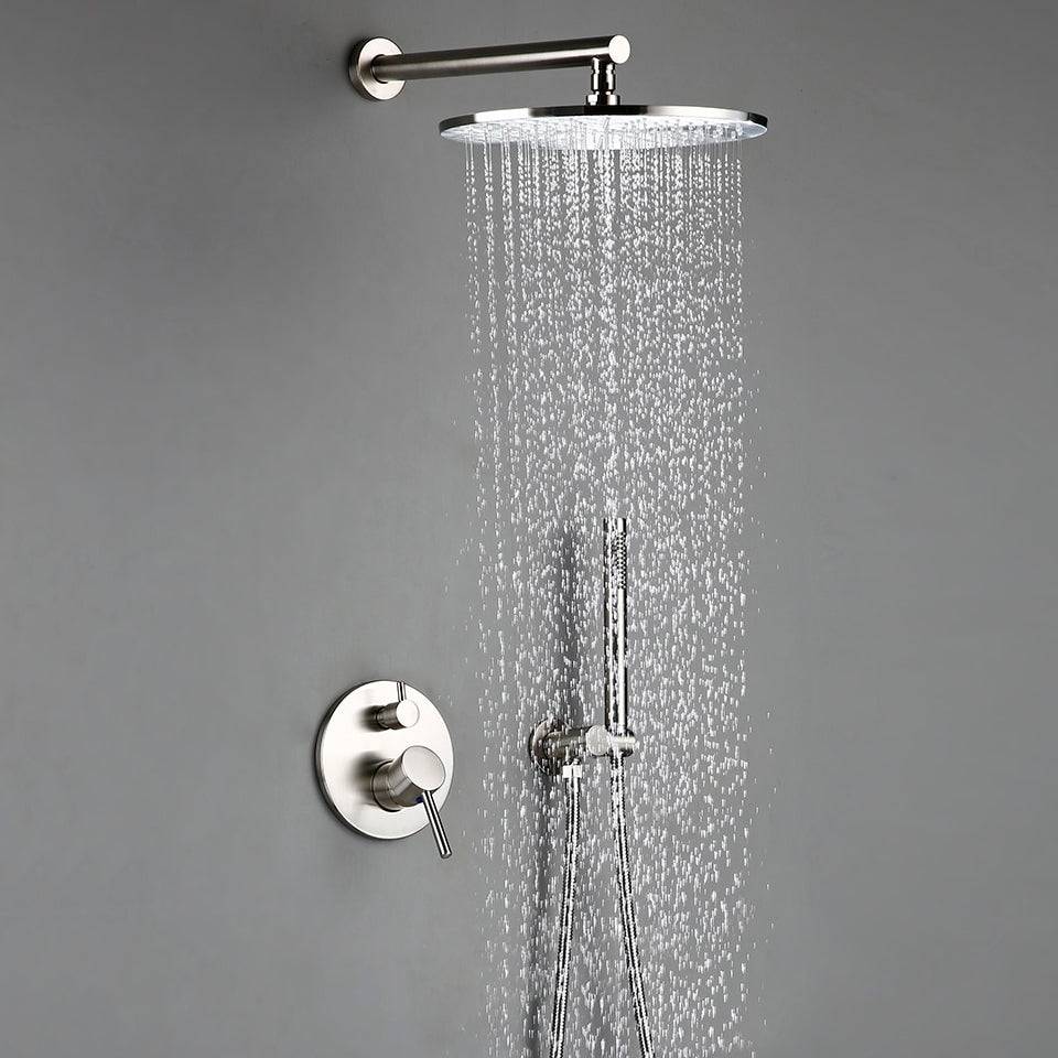Wasser™ Brushed Nickel Shower Faucet | AllFixture