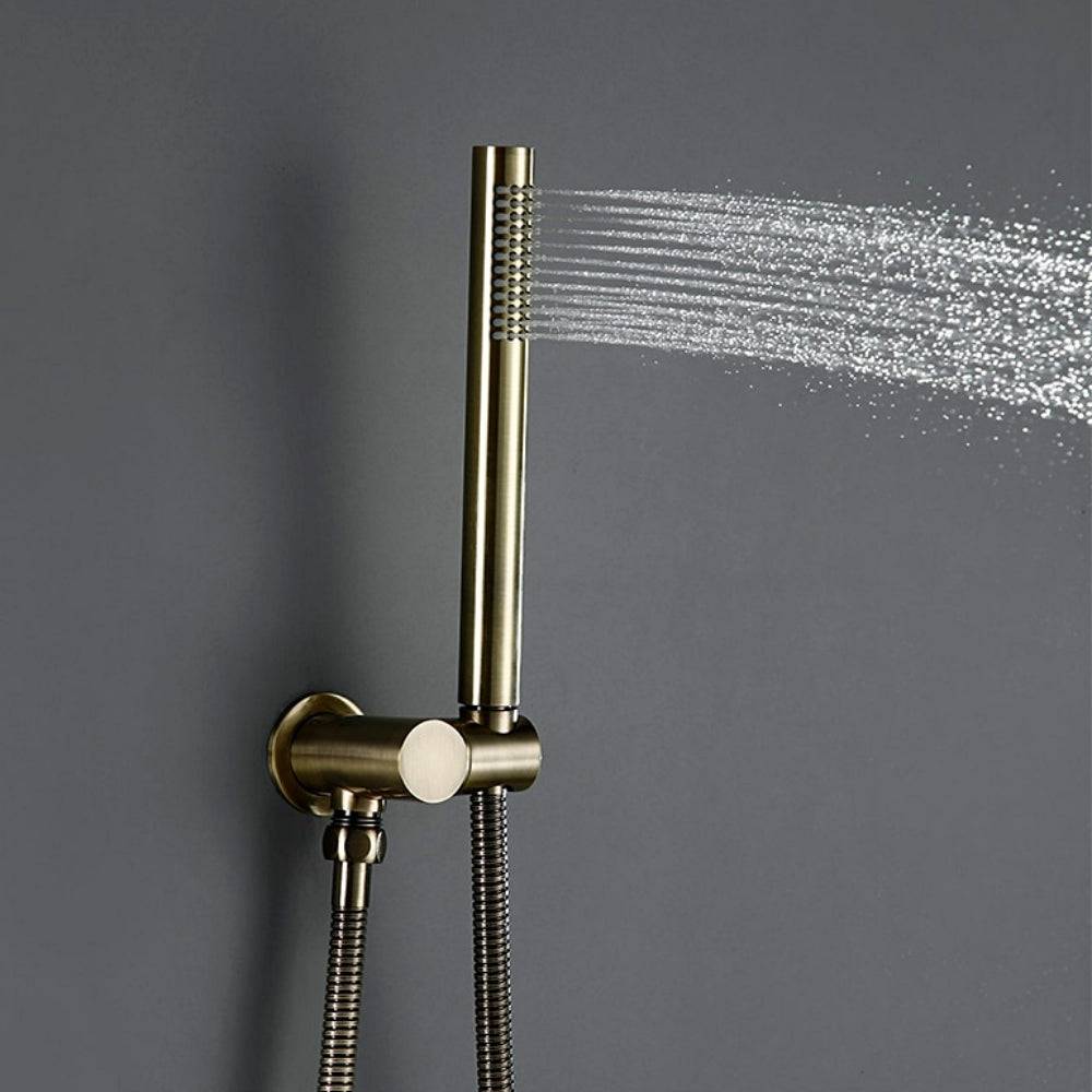Wasser™ Brushed Gold Shower Faucet With Handheld Shower