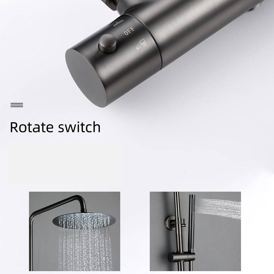 Wasser™ Gunmetal Complete Shower System