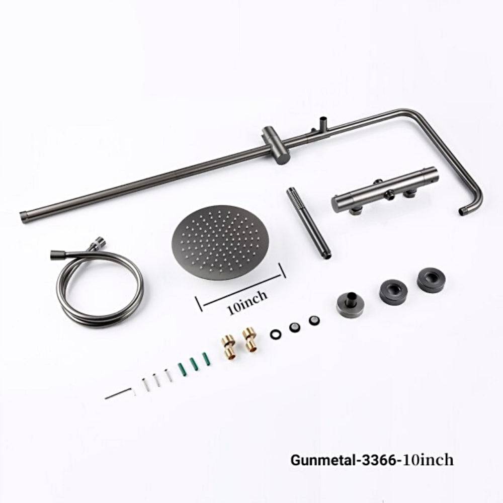 Wasser™ Gunmetal Complete Shower System