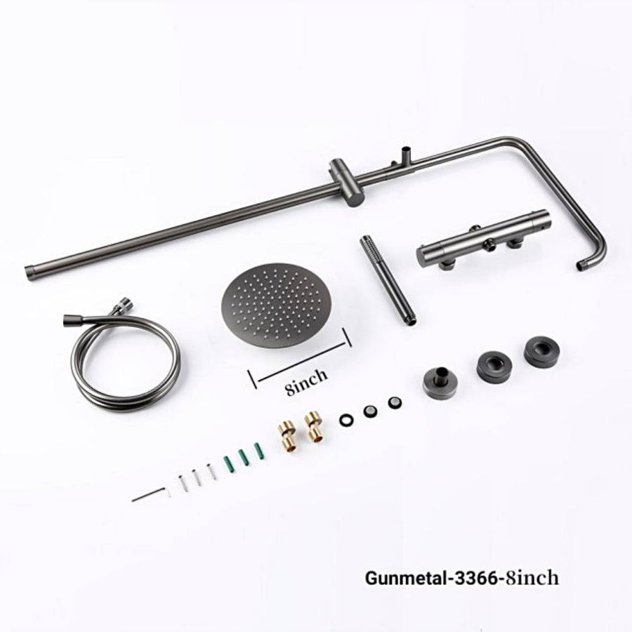 Wasser™ Thermostatic Shower Mixer Set | AllFixture