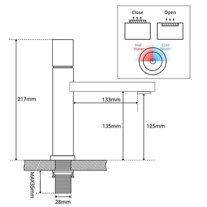 Wasser™ Brass Bathroom Sink Faucet