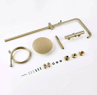 Wasser™ Brushed Gold Shower Faucet With Handheld Shower