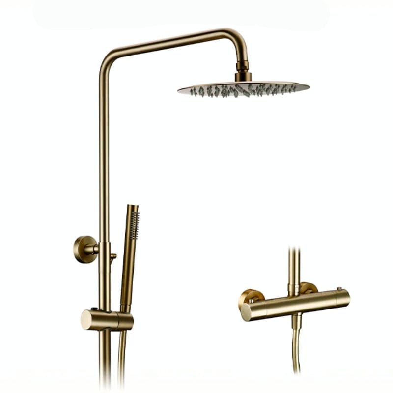 Wasser™ Brushed Gold Shower Faucet With Handheld Shower