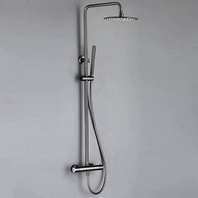 Wasser™ Gunmetal Grey Shower Faucet With Handheld Spray | AllFixture