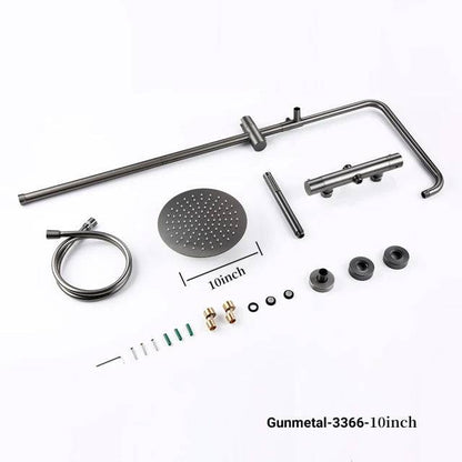 Wasser™ Gunmetal Grey Shower Faucet With Handheld Spray
