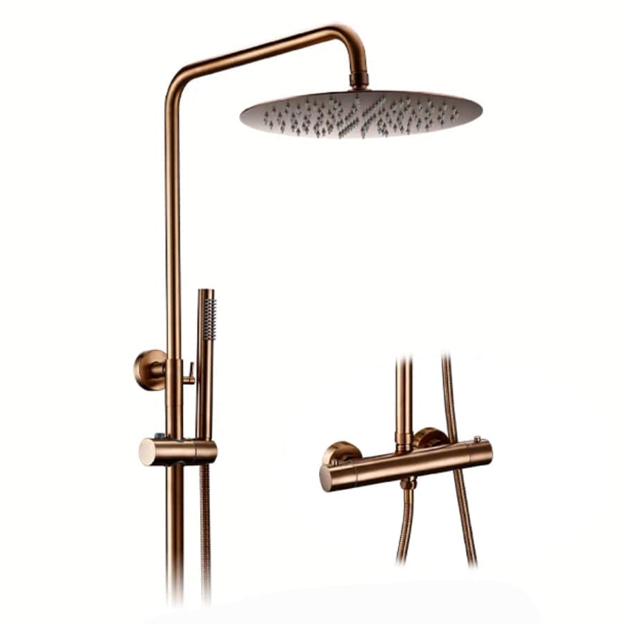 Wasser™ Rose Gold Shower Faucet With Hand Shower Sprayer