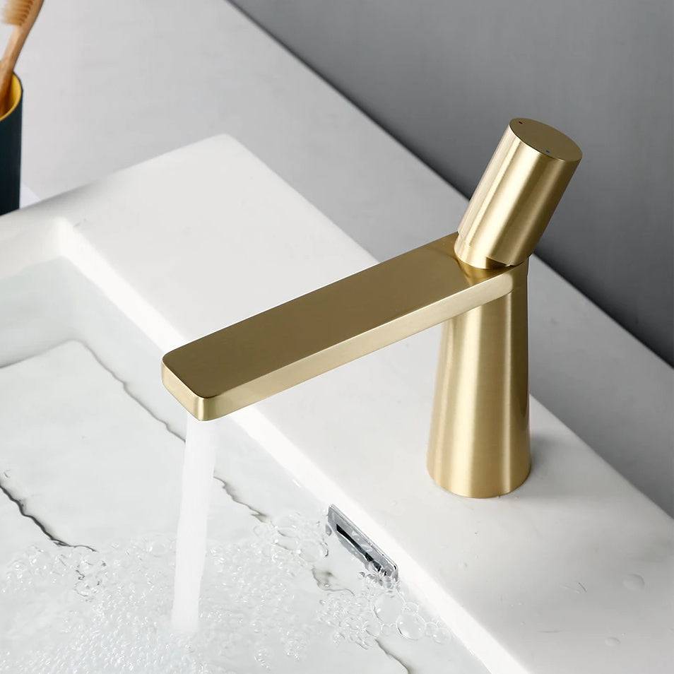 Wasser™ Solid Brass Single Handle Bathroom Sink Faucet | AllFixture