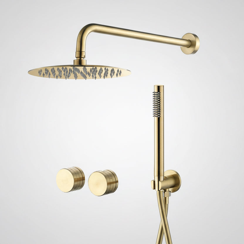Windsor Complete Shower System – Brushed Gold | AllFixture