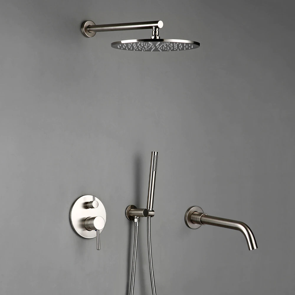 Wasser™ Complete Shower System With Bathtub Filler