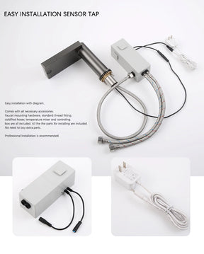 Sensor Operated Temperature Display Faucet