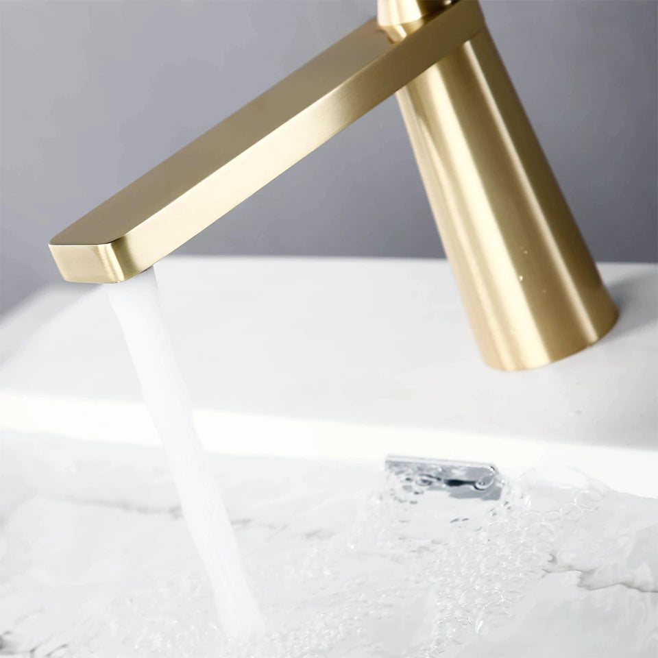 Wasser™ Solid Brass Single Handle Bathroom Sink Faucet
