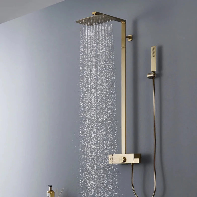 Solid Brass Shower Set With Bathtub Faucet