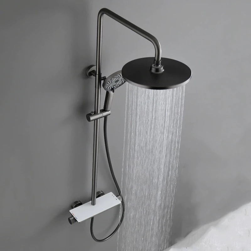 Complete Shower System With Bathtub Faucet