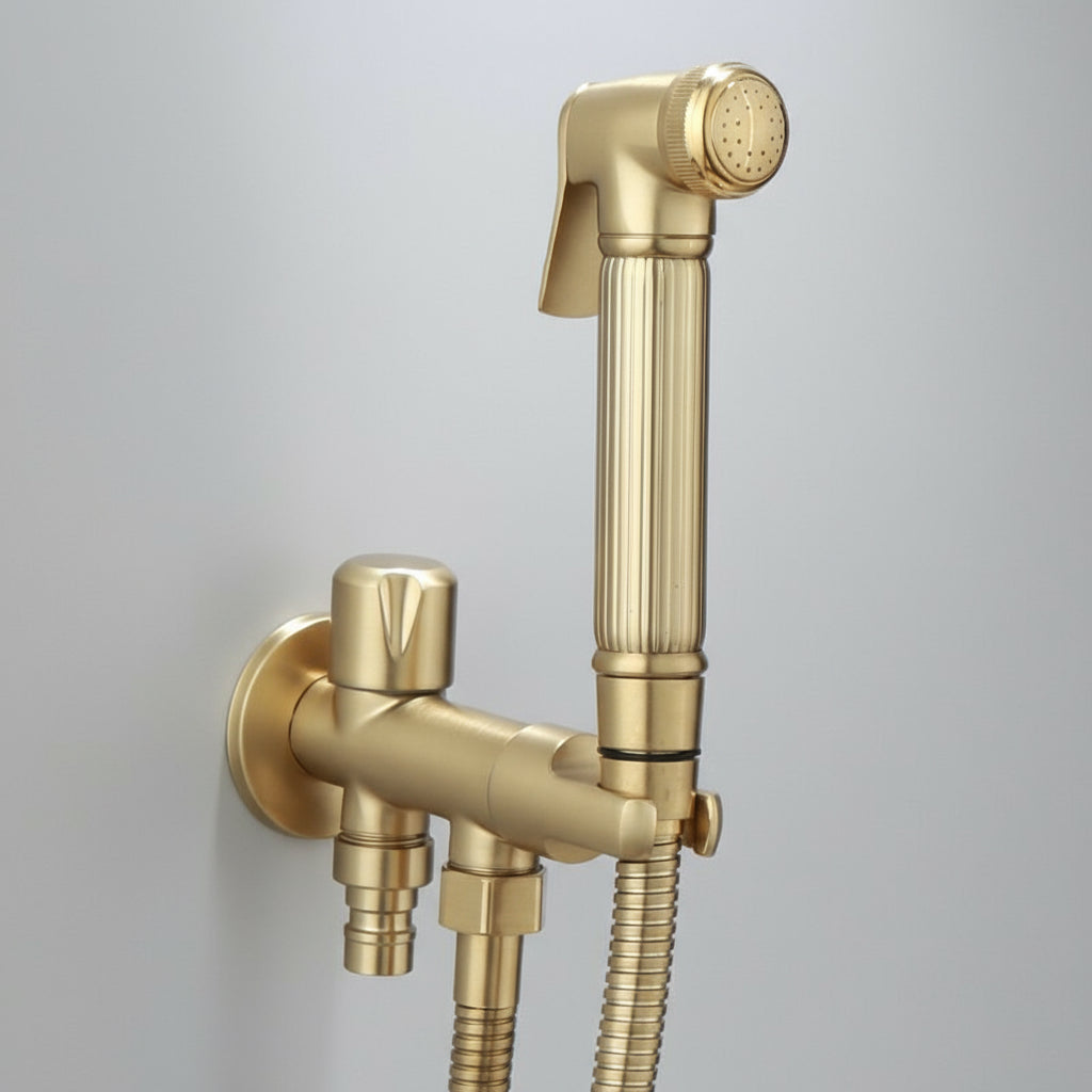 Maison Wall-Mounted Brass Bidet Sprayer | AllFixture