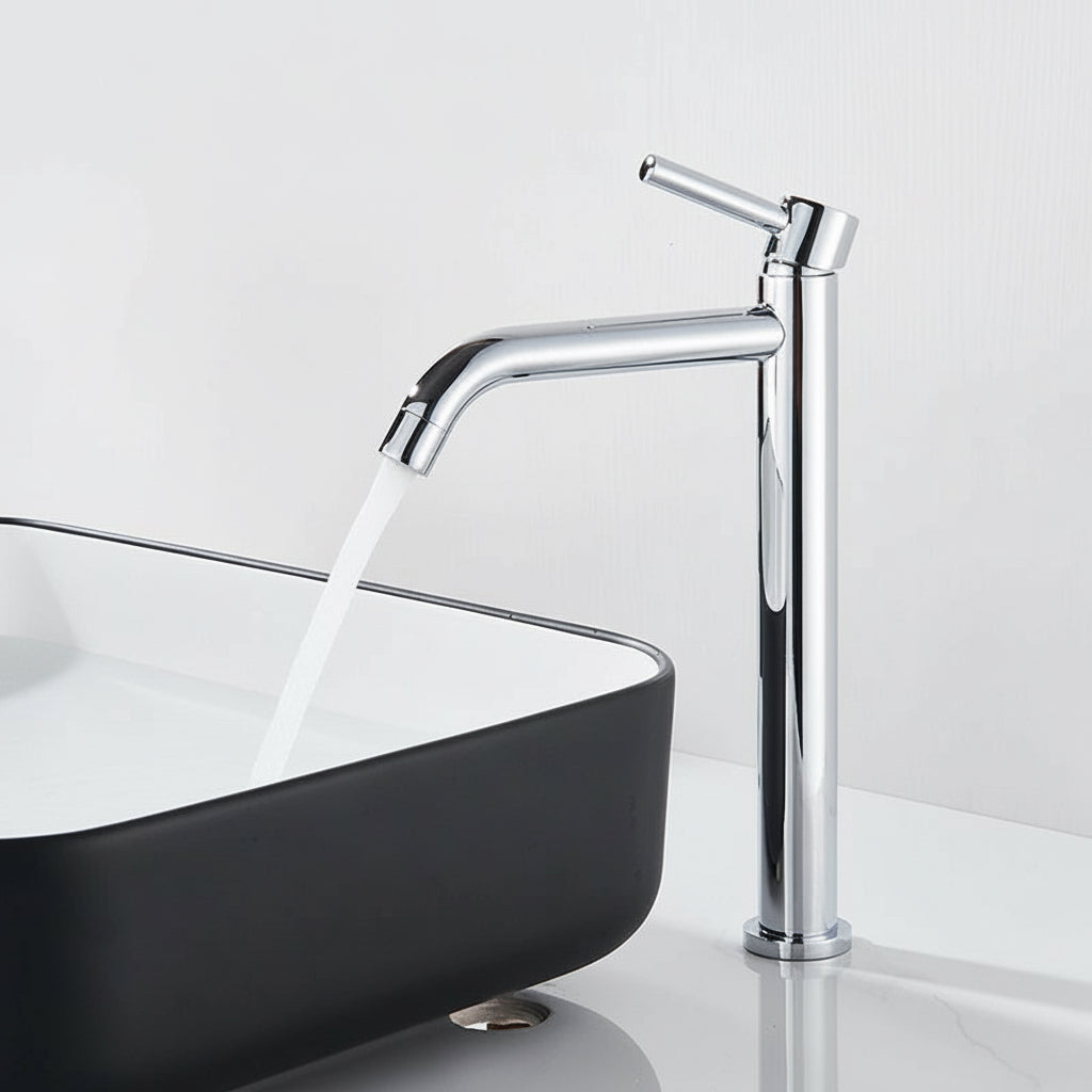 Windsor Deck Mounted Bathroom Sink Faucet – Single Handle | AllFixture