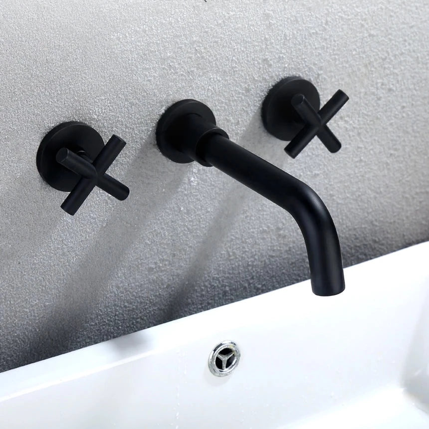 Wasser™ Dual Handle Solid Brass Bathroom Faucet