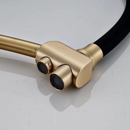 Solid Brass Kitchen Faucet With Purified Water Tap