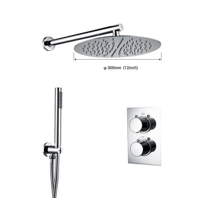 Wasser™ Chrome Shower Faucet With Handheld Shower