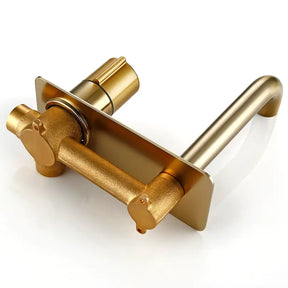 Wasser™ Wall Mounted Brass Bathroom Faucet