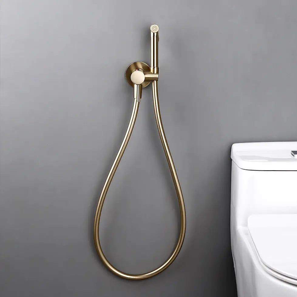 Bagnox™ Solid Brass Wall-Mounted Bidet Faucet | AllFixture