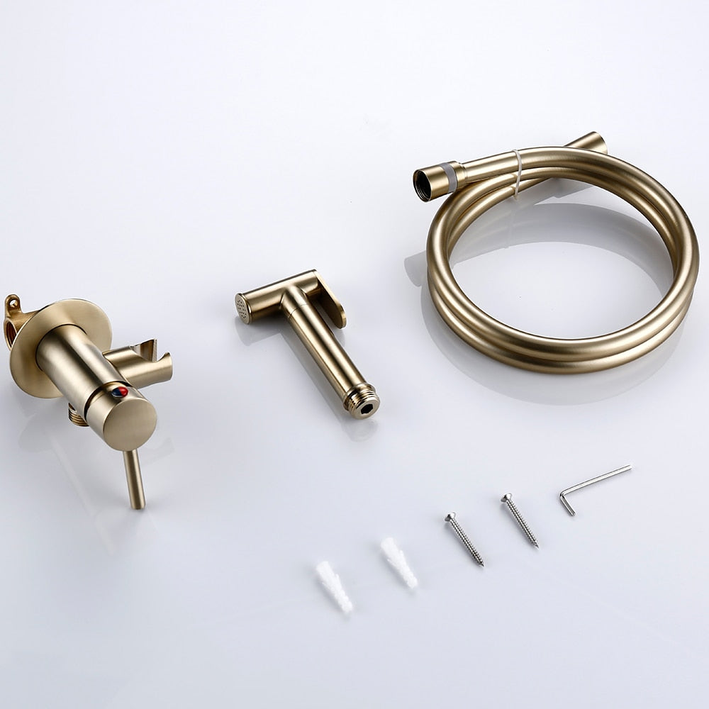 Bagnox™ Solid Brass Wall-Mounted Bidet Faucet