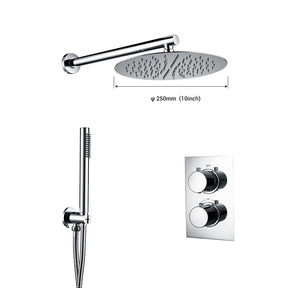 Wasser™ Chrome Shower Faucet With Handheld Shower