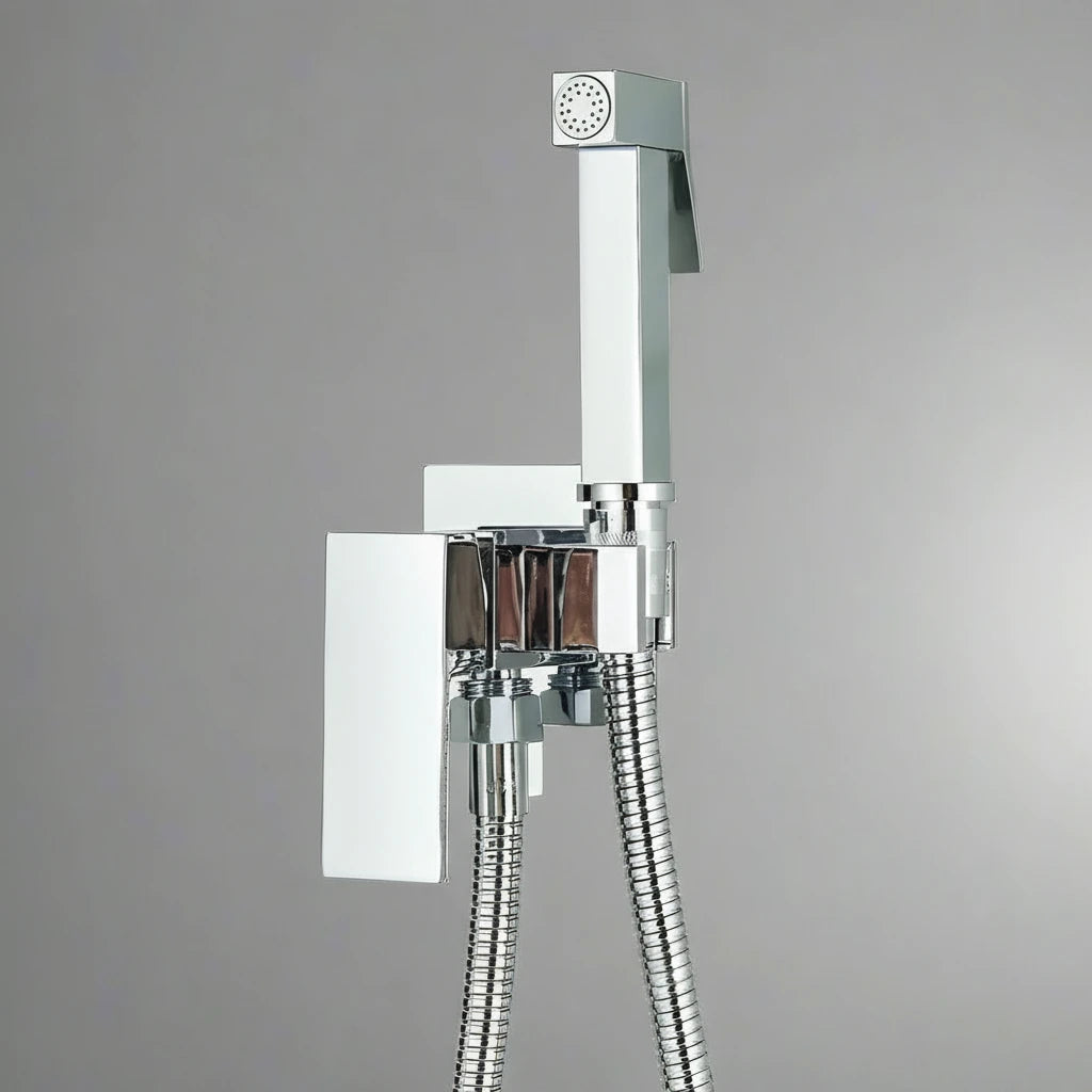 Valmont Wall-Mounted Toilet Sprayer – Solid Brass Handheld | AllFixture