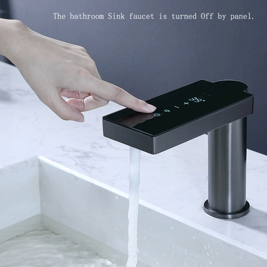 Sensor Operated Temperature Display Faucet